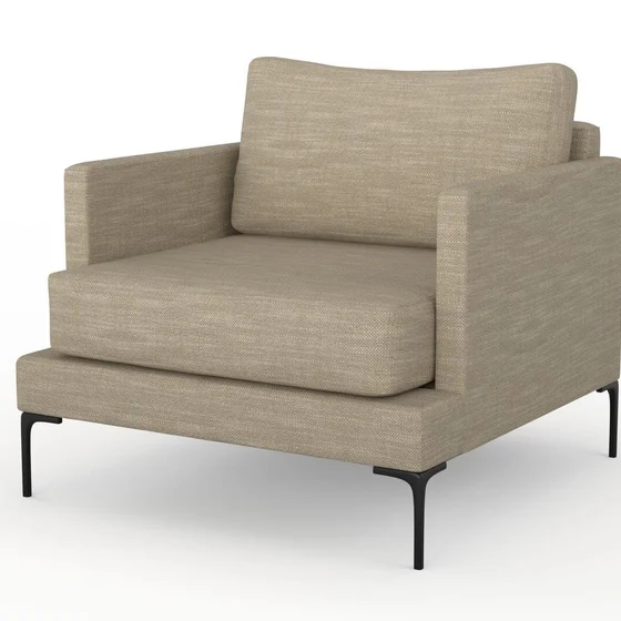 Photo of the fabric Pahi Sand swatch by Mokum. Use for Upholstery, Accessory. Style of Plain, Taffeta