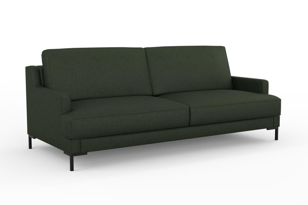 Photo of the fabric Pandanus Juniper swatch by Mokum. Use for Upholstery. Style of Plain, Taffeta