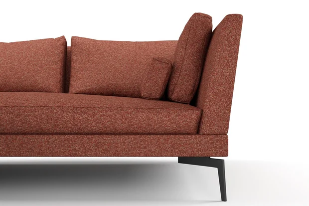 Photo of the fabric Bora Bora Spice swatch by Mokum FibreGuard. Use for Curtains, Upholstery, Accessory. Style of Plain, Texture