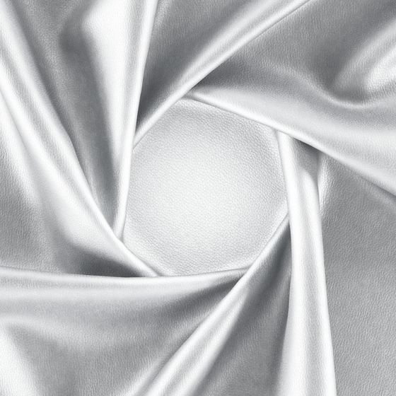 Photo of the fabric Dallas Silver swatch by Zepel. Use for Upholstery. Style of Leather And Vinyl, Plain