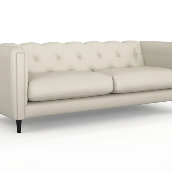 Photo of the fabric Soho Sand swatch by James Dunlop. Use for Curtains, Upholstery, Accessory. Style of Plain, Texture