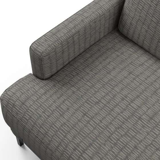 Photo of the fabric Raku Obsidian swatch by Mokum. Use for Upholstery, Accessory. Style of Plain, Texture
