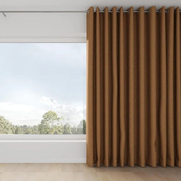Photo of the fabric Bora Bora Protea swatch by Mokum FibreGuard. Use for Curtains, Upholstery, Accessory. Style of Plain, Texture