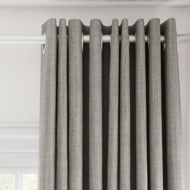 Photo of the fabric Chatham Petrel swatch by James Dunlop Essentials. Use for Curtains. Style of Plain, Texture