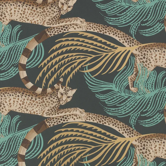Photo of the fabric Delilah W450 07 swatch by Romo. Use for Wall Covering. Style of Animals And Birds