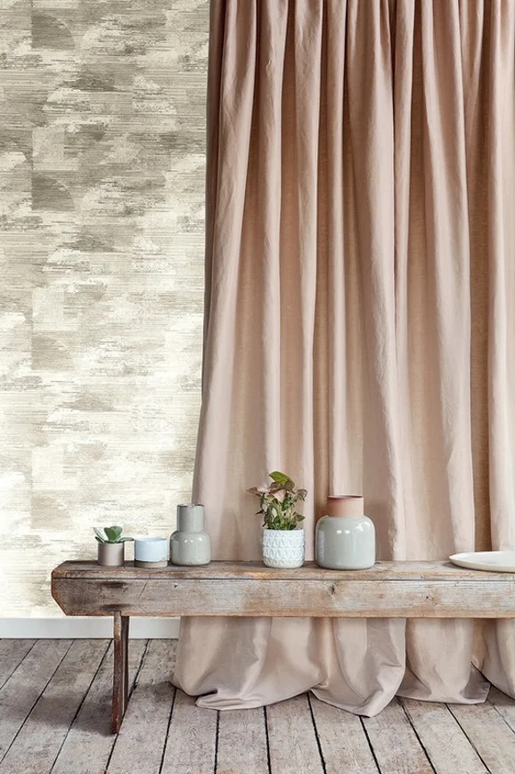 Photo of the fabric Romney V3356 22 in situ by Villa Nova. Use for Curtains. Style of Plain