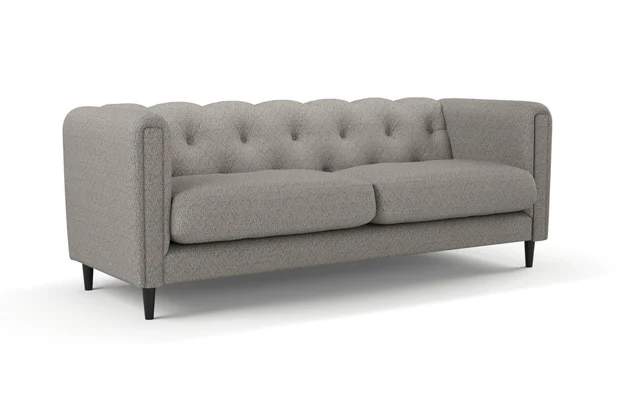 Photo of the fabric Stretch Sterling swatch by James Dunlop FibreGuard. Use for Upholstery, Accessory. Style of Plain, Texture