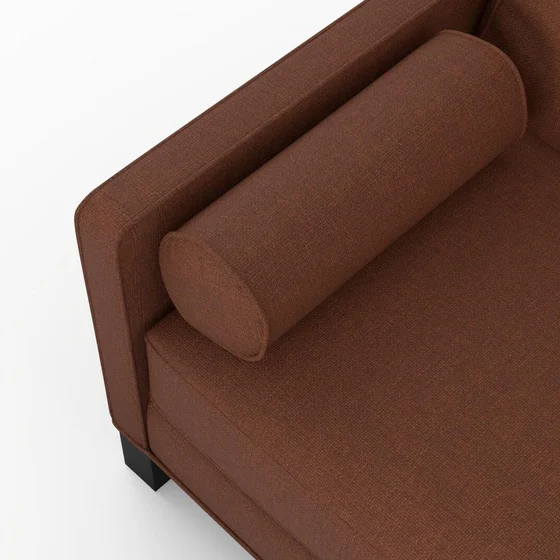 Photo of the fabric Panier Brick swatch by James Dunlop. Use for Upholstery, Accessory. Style of Plain, Texture