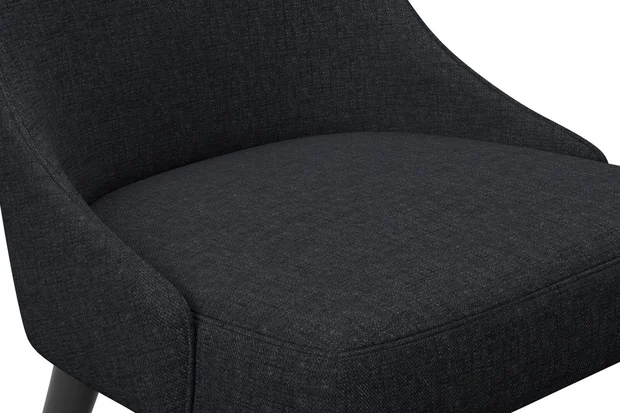 Photo of the fabric Newport Carbon swatch by James Dunlop. Use for Upholstery, Accessory. Style of Plain