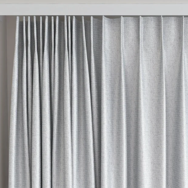 Photo of the fabric Kennedy II Blackout Oyster swatch by James Dunlop. Use for Curtains. Style of Plain, Texture