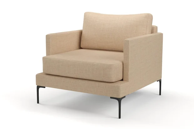 Photo of the fabric Ficus Rose Gold swatch by Mokum. Use for Upholstery, Accessory. Style of Plain, Texture