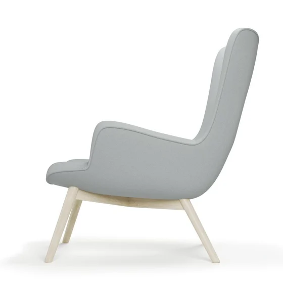 Photo of the fabric Noosa Sky Blue swatch by James Dunlop. Use for Upholstery, Accessory. Style of Plain, Texture