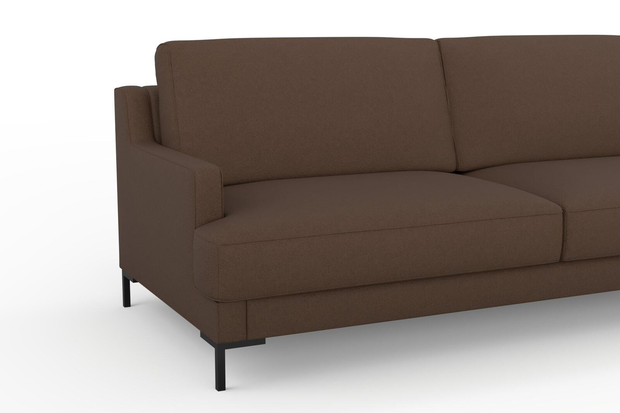 Photo of the fabric Epitome Bronze swatch by Mokum. Use for Upholstery, Accessory. Style of Plain, Taffeta