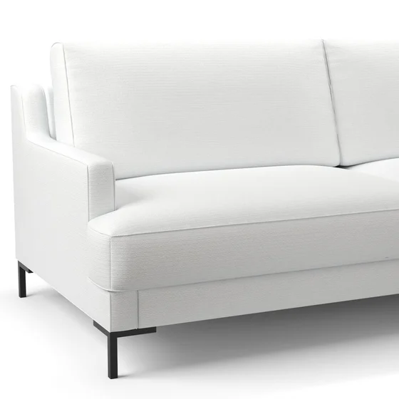 Photo of the fabric Reef Whitewash swatch by Mokum. Use for Upholstery, Accessory. Style of Plain, Texture