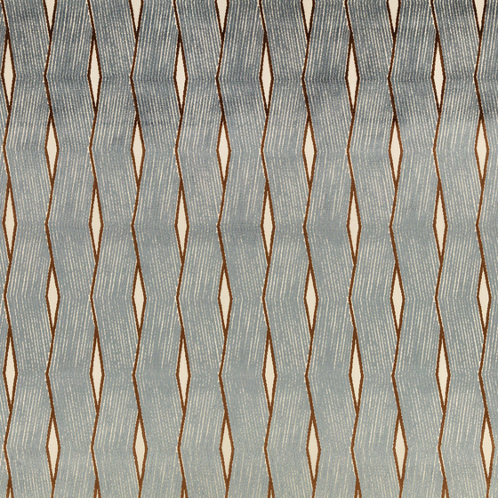 Photo of the fabric Zephi 8071 04 swatch by Romo. Use for Upholstery, Accessory. Style of Geometric, Velvet
