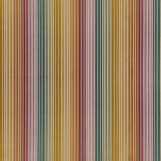 Photo of the fabric Edu 8041 02 swatch by Romo. . Style of Stripe, Velvet