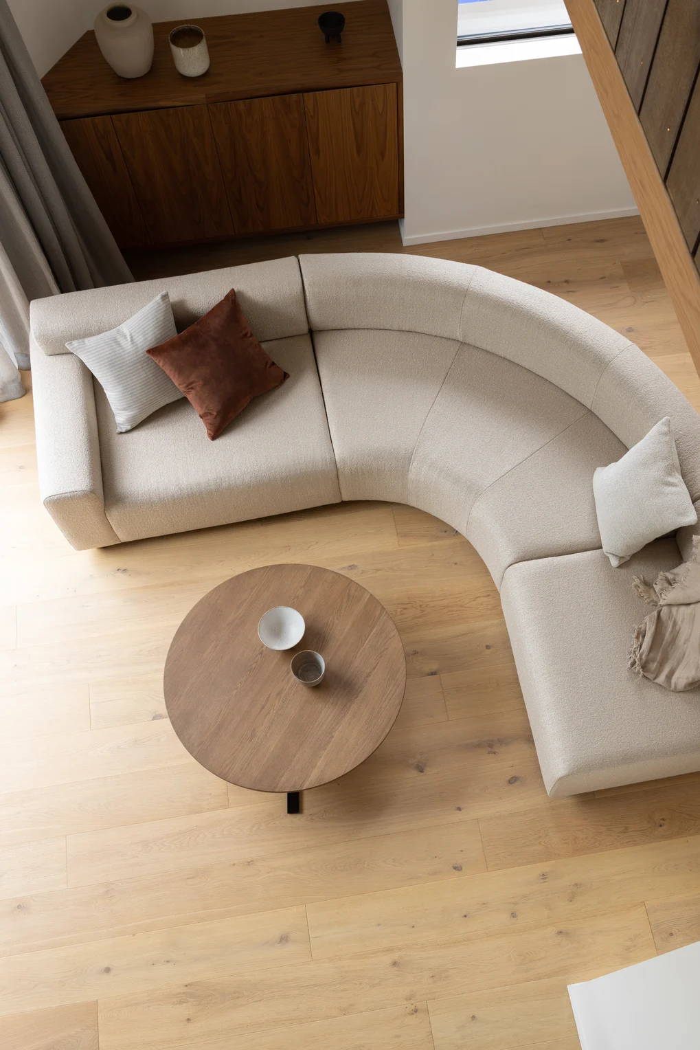 Kingsview Corner Sofa in Alpine colour Silt by James Dunlop