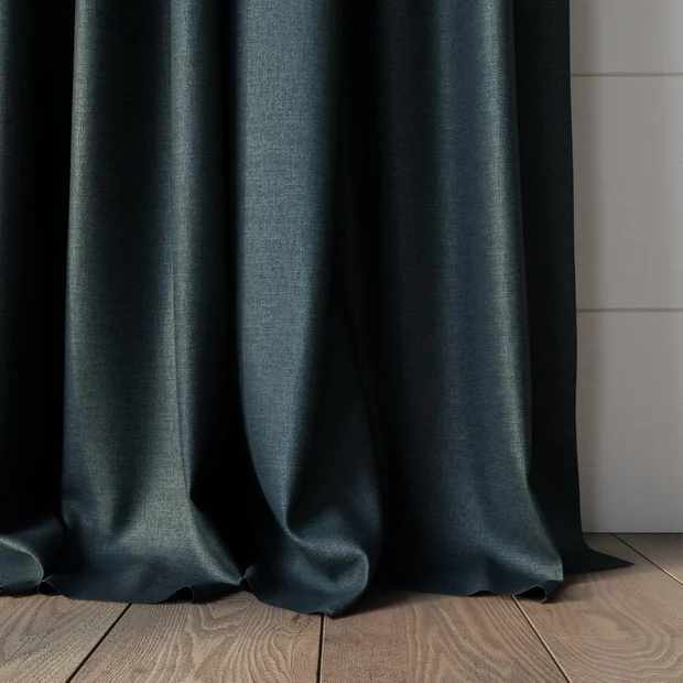 Photo of the fabric Eclipse Blackout Lake swatch by James Dunlop. Use for Curtains. Style of Plain, Texture