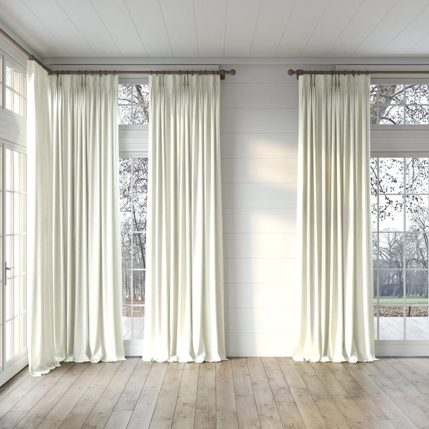 Photo of the fabric Keystone Ecru swatch by James Dunlop FibreGuard. Use for Curtains, Upholstery, Accessory, Top of Bed. Style of Plain, Texture