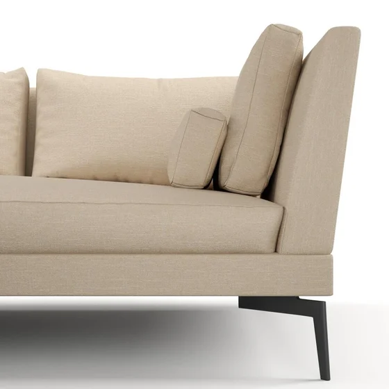 Photo of the fabric Sahel Nude swatch by Mokum. Use for Upholstery, Accessory. Style of Plain, Texture