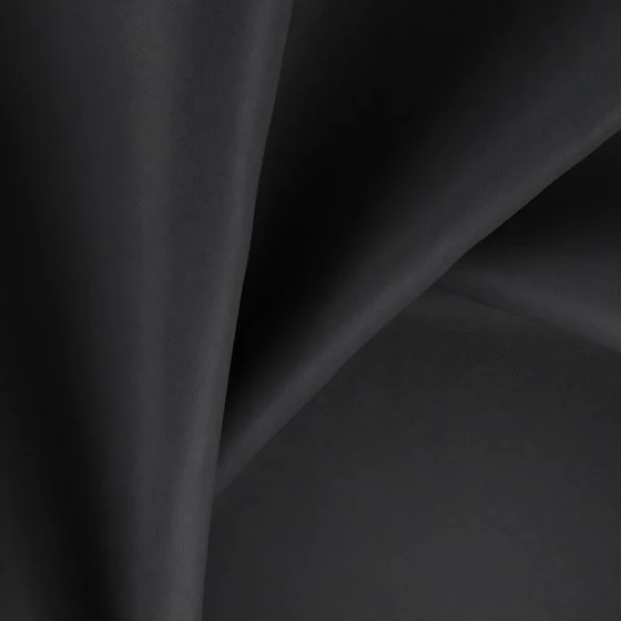 Photo of the fabric Blockbuster Caviar swatch by FR-One. Use for Curtains, Accessory. Style of Dim Out, Plain