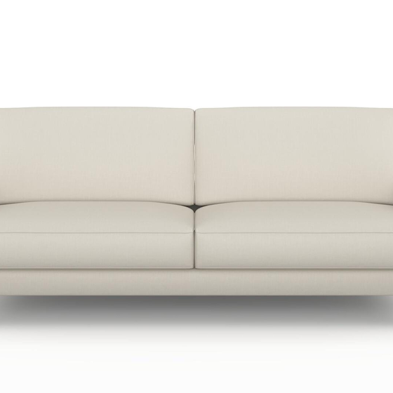 Photo of the fabric Eternal Oyster swatch by Mokum. Use for Curtains, Upholstery, Accessory. Style of Plain, Texture
