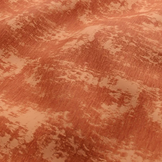 Photo of the fabric Innovation Rust swatch by Zepel FibreGuard. Use for Curtains, Upholstery, Accessory, Top of Bed. Style of Abstract, Chenille