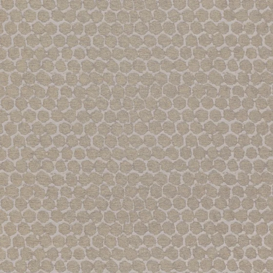 Photo of the fabric Roche FR V3216 04 swatch by Villa Nova. Use for Curtains, Accessory, Top of Bed. Style of Geometric, Taffeta