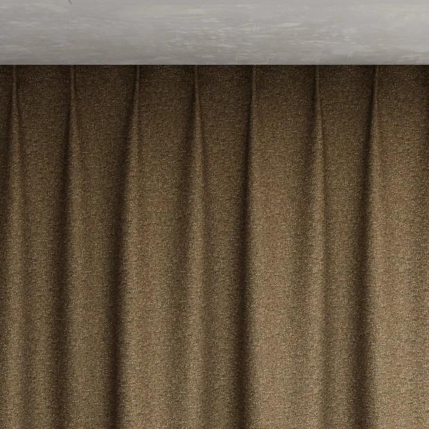 Photo of the fabric Bora Bora Bronze swatch by Mokum FibreGuard. Use for Curtains, Upholstery, Accessory. Style of Plain, Texture