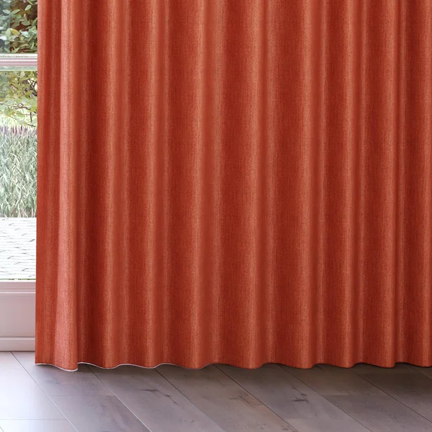 Photo of the fabric Trezor Terra swatch by James Dunlop FibreGuard. Use for Curtains, Upholstery, Accessory. Style of Chenille, Plain