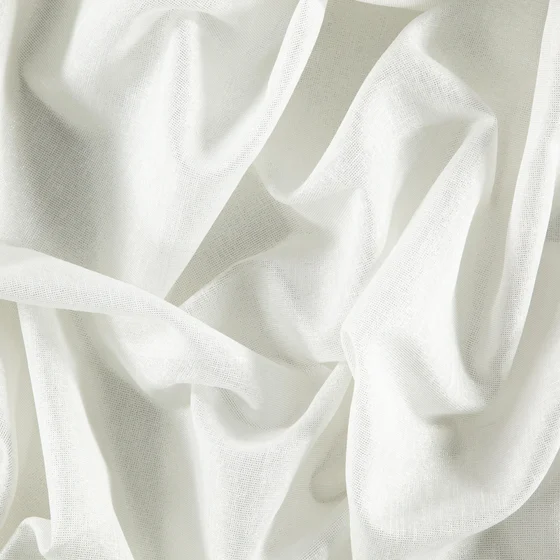 Photo of the fabric Boom Snow swatch by Zepel. Use for Sheer Curtains. Style of Plain, Sheer