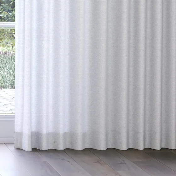 Photo of the fabric Envoy 2 Winter 320cm swatch by James Dunlop Essentials. Use for Curtains, Accessory, Top of Bed. Style of Plain, Texture