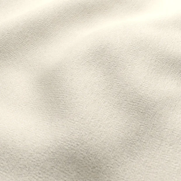 Photo of the fabric Cottage Bone swatch by Zepel. Use for Upholstery, Accessory, Top of Bed. Style of Chenille, Plain