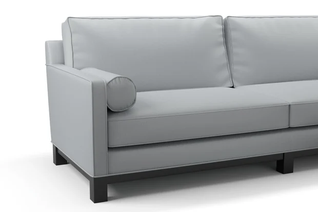 Photo of the fabric Urban Zinc swatch by James Dunlop. Use for Curtains, Upholstery, Accessory. Style of Plain, Texture
