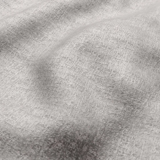Photo of the fabric Brigadier Silver swatch by Zepel FibreGuard. Use for Curtains, Upholstery, Accessory, Top of Bed. Style of Chenille, Plain