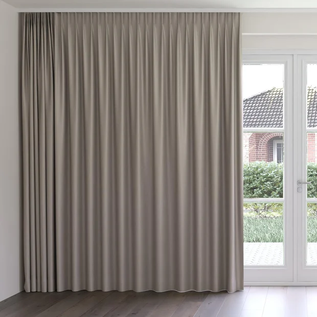 Photo of the fabric Taylor Oatmeal swatch by James Dunlop. Use for Curtains, Upholstery, Accessory. Style of Plain