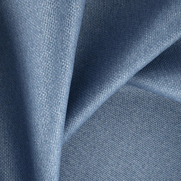 Photo of the fabric Antares Denim swatch by Zepel. Use for Curtains, Accessory, Top of Bed. Style of Dim Out, Plain