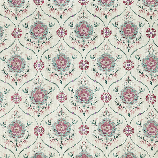 Photo of the fabric Leila 4266 247 swatch by Prestigious. Use for Curtains, Accessory, Top of Bed. Style of Floral And Botannical, Jacquard