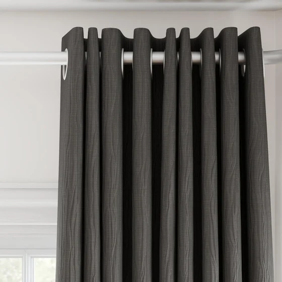 Photo of the fabric Sandrift Truffle swatch by James Dunlop Essentials. Use for Curtains, Accessory. Style of Plain, Texture