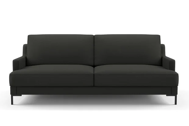 Photo of the fabric Ficus Soot swatch by Mokum. Use for Upholstery, Accessory. Style of Plain, Texture