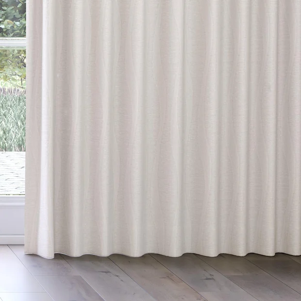 Photo of the fabric Paramount Paramount Natural swatch by James Dunlop. Use for Sheer Curtains. Style of Abstract, Sheer