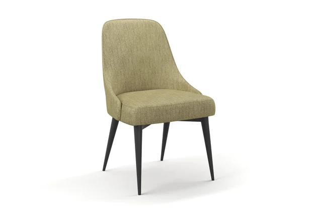 Photo of the fabric Trezor Leaf swatch by James Dunlop FibreGuard. Use for Curtains, Upholstery, Accessory. Style of Chenille, Plain