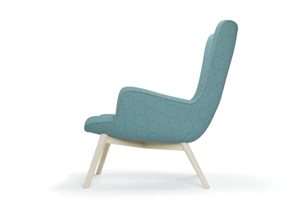 Photo of the fabric Tapa Aqua swatch by James Dunlop. Use for Upholstery, Accessory. Style of Geometric