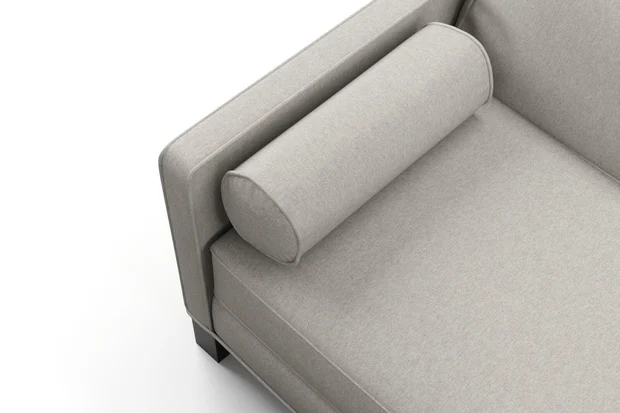 Photo of the fabric Braveheart Limestone swatch by James Dunlop FibreGuard. Use for Upholstery, Accessory, Top of Bed. Style of Plain, Taffeta
