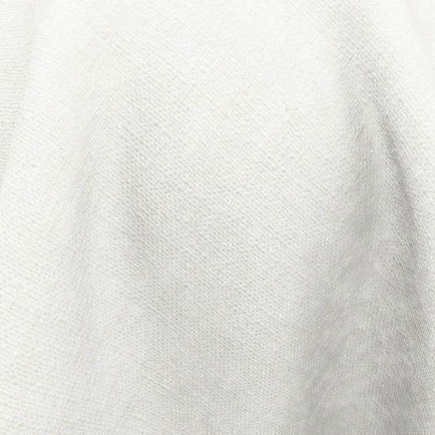 Photo of the fabric Matheson Snow swatch by James Dunlop Essentials. Use for Curtains, Upholstery, Accessory, Top of Bed. Style of Plain, Texture