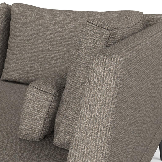 Photo of the fabric Grain Coffee swatch by Mokum. Use for Upholstery, Accessory, Top of Bed. Style of Plain, Texture
