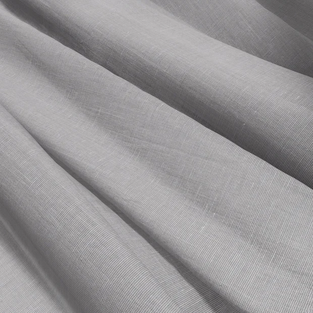 Photo of the fabric Cavalier Concrete swatch by James Dunlop Essentials. Use for Sheer Curtains. Style of Plain, Sheer
