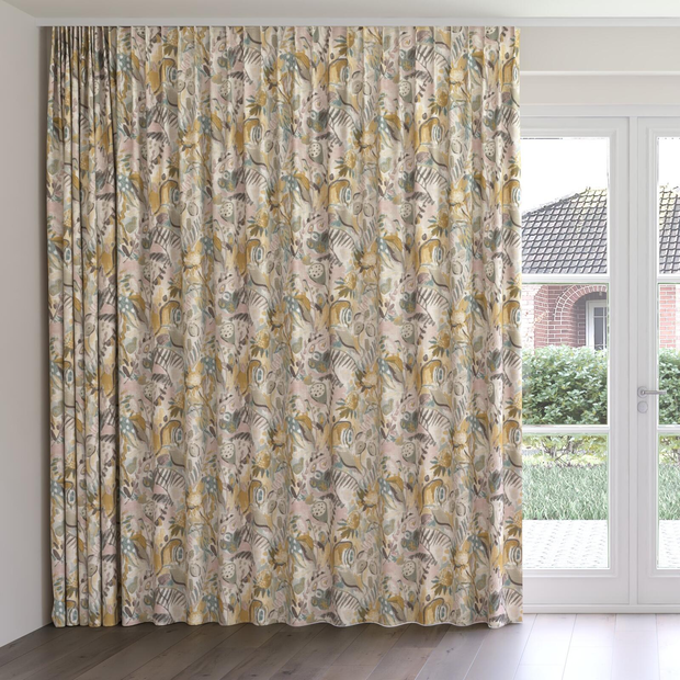 Photo of the fabric Charleston Meadow swatch by James Dunlop. Use for Curtains, Accessory. Style of Floral And Botannical