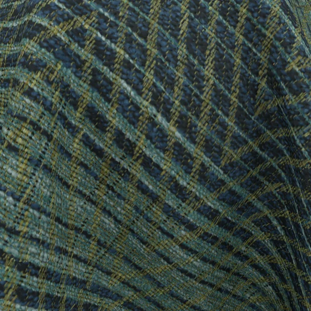 Photo of the fabric Gala Lagoon swatch by James Dunlop FibreGuard. Use for Upholstery, Accessory. Style of Geometric, Jacquard