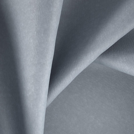 Photo of the fabric Bonanza Frost swatch by Zepel. Use for Upholstery. Style of Leather And Vinyl, Plain